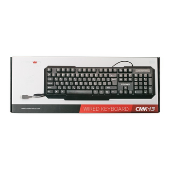 Клавіатура USB Crown CMK-13 чорна (CMK-13 Black)