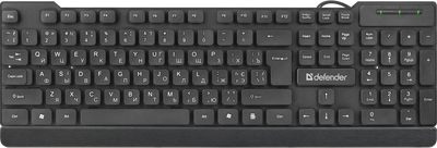 Клавіатура дротова Defender Element HB-190 UKR USB Black (45192)