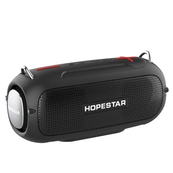 Портативна бездротова колонка Bluetooth Hopestar Чорна