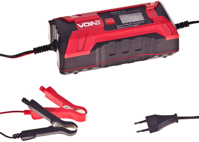 Автомобільний зарядний пристрій Voin VL-144 6&12V / 0.8-4.0A / 3-120AHR / LCD / імпульсний