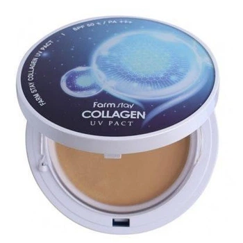 Пудра з колагеном зі змінним блоком №13 FarmStay Collagen UV Pact SPF50+ PA+++ (141200001113)