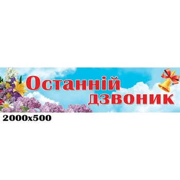 Баннер последний звонок