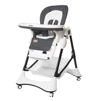 Стілець для годування CARRELLO Stella CRL-9503 Palette Grey просторе сидіння