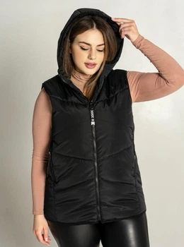 Женский теплый жилет MODA 0007 7XL (62) Черный ( 0007/3 I )