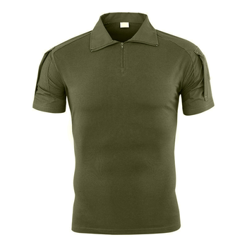Мужская футболка тактическая Lesko A416 Green M с коротким рукавом убокс (F_4251-12418)
