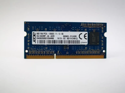 Оперативная память для ноутбука SODIMM ACER DDR3L 4Gb 1600MHz PC3-12800S (D3L16S28MP-4G-ACER) 5875 Б/У