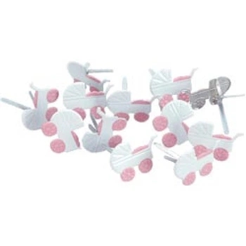 Набір брадсів Eyelet Outlet Розова коляска (QBRD 650)