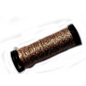 Металізована нитка Kreinik 1/16 Ribbon Бежевій (013)