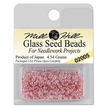 Бісер для вишивки Mill Hill Glass Seed Beads Запорошена троянда (02005)