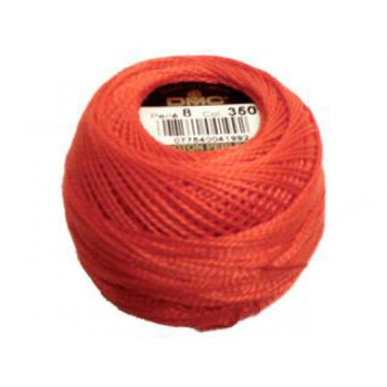 Нитки DMC Perle Cotton Size 8 Кораловий середній (350)