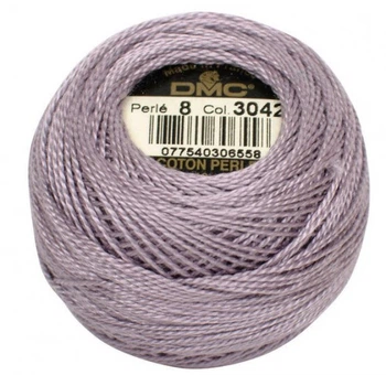 Нитки DMC Perle Cotton Size 8 Фіолетовий античний світлий (3042)