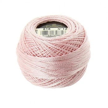 Нитки DMC Perle Cotton Size 8 Рожевий дитячий (818)