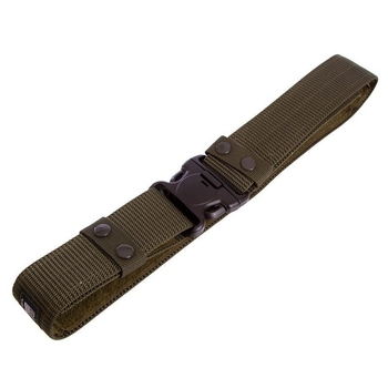 Тактический ремень поясной нейлоновый для сумок Blackhawk 120 х 5,5 см Оливковый АН-5545