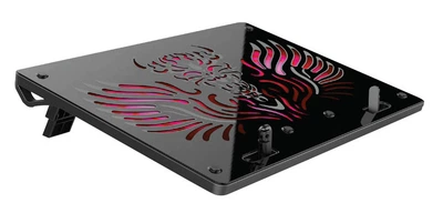 Охлаждающая подставка для ноутбука ProLogix DCX-030 (rubber oil) 2 fans, Black