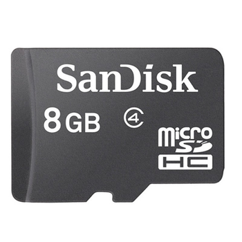 Карта памяти microSD SanDisk 8 Gb 4 Class