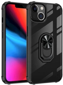 Чехол для смартфона Drobak Magnetic Ring Case with Airbag для Apple iPhone 12 Pro Max Black (dr_707018)
