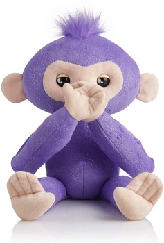 Интерактивная мягкая обезьянка-обнимашка Кики WowWee Fingerlings HUGS - Kiki