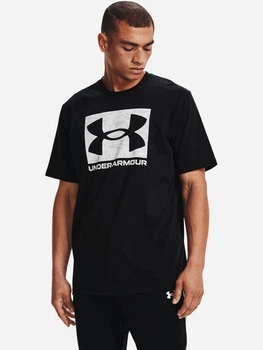Футболка длинная мужская Under Armour Ua Abc Camo Boxed Logo Ss 1361673-001 S Черная с принтом (194514045463)