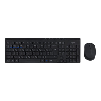 Комплект (клавиатура, мышь) Rapoo 8100M Wireless Black