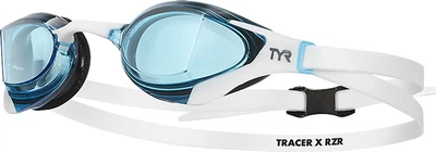 Okulary pływackie Tyr Tracer-X RZR Racing, Blue/White (194238009536)
