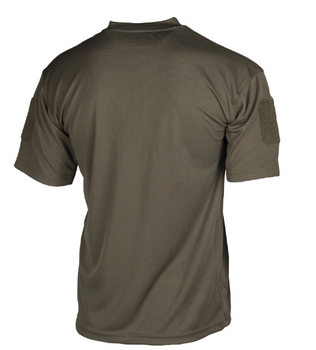 Тактическая потоотводящая футболка Mil-tec Coolmax цвет олива размер 3XL (11081001_3XL)
