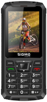 Телефон кнопочний Sigma PR68 чорний