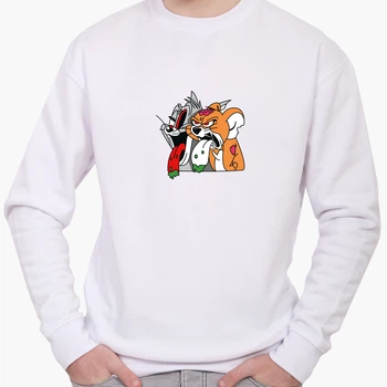 Свитшот мужской Том и Джерри (Tom and Jerry) (8771-2089) Черный M