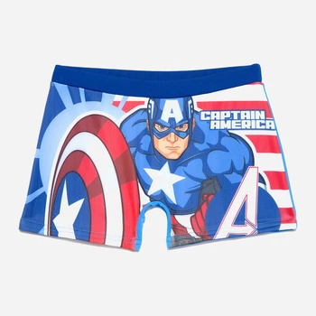 Детские плавки-шорты для мальчика Conte Elegant DW Captain America 52-45 98 см Brave Blue (5907441648981)