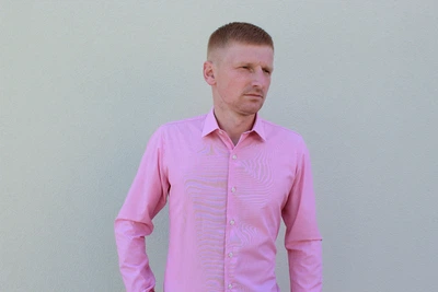 Сорочка чоловіча BOSMEN Сazorla-R S(38) Рожевий