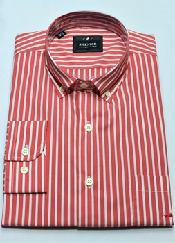 Мужская рубашка SHENIOR LAST 2XL (46) Красный