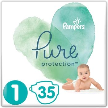 Подгузники Pampers Pure Protection Размер 1 Newborn 2-5 кг 35 шт (8001841023120)