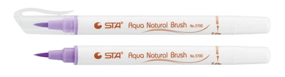 Маркер-пензель акварельний STA 3700 Aqua Natural Brush 3700 мальва 10 шт. (STA3700-19)