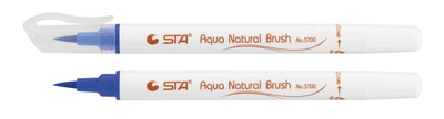 Маркер-пензель акварельний STA 3700 Aqua Natural Brush 3700 Наполеон синій 10 шт. (STA3700-30)
