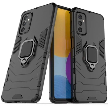 Чохол Iron Ring для Samsung Galaxy M52/M526 протиударний бампер з підставкою Black