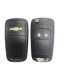Корпус выкидного ключа для Chevrolet Cruze, Orlando (Шевролет Круз,Орландо) 2-кнопки лезвие HU100