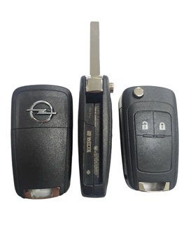 Корпус выкидного ключа для OPEL INSIGNIA (Опель Инсигния), OPEL ASTRA (Опель Астра) 2 - кнопки, лезвие HU100