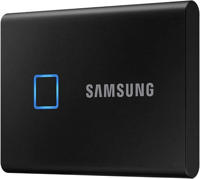 Samsung Portable SSD T7 TOUCH 1TB USB 3.2 Type-C (MU-PC1T0K/WW) External Black