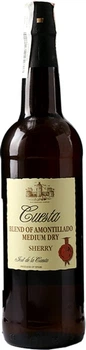 Херес Luis Caballero Cuesta Medium Dry Amontillado Sherry червоний сухий 0.75 л 17.5% (8410863002028)