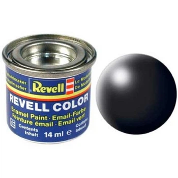 Аксессуары для сборных моделей Revell Краска эмалевая 302. Черная шелково-матовая, 14 мл (RVL-32302)