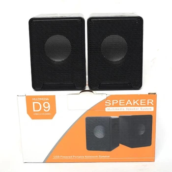 Компьютерные колонки SPEAKER D9 USB 2.0 Black