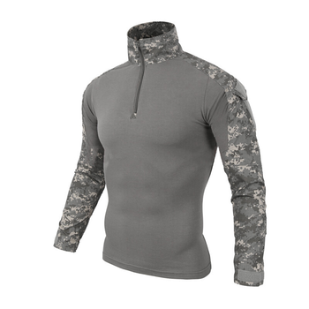 Рубашка тактическая камуфляжная армейская Lesko A655 Camouflage UCP XL (36 р.) (F_4256-12567)