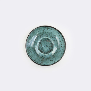 Блюдце Manna ceramics "Тиффани Бірюза" 12 см Бірюзовий