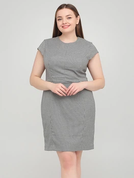 Сукня коротка літня жіноча H&M 0577512_черн.бел.узор. 38 Чорне з білим (KAY2000001264607)