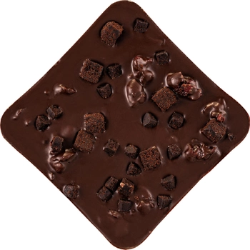 Шоколад Spell черный с клюквой и шоколадным печеньем 85 г (4820207311008)