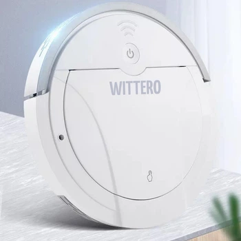 Робот-пылесос уборщик пыли Wittero Clean Dust Slim R3 для ровных поверхностей + увлажнитель (3408000067)