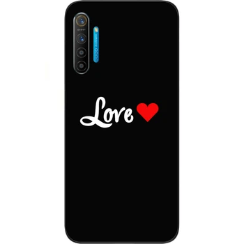 Силиконовый чехол бампер Amstel для Realme XT с картинкой Love