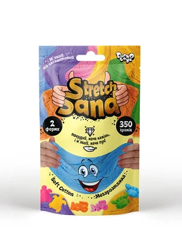 Кинетический песок Stretch Sand 350г, укр. STS-04-02U