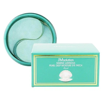 Патчи для глаз с жемчугом и гиалуроном JMsolution Marine Luminous Pearl Deep Moisture Eye Patch Pearl 60 шт.