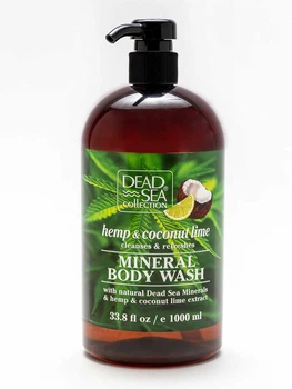 Гель для душа с экстрактами конопли, кокоса и лайма Dead Sea Collection 1000 мл