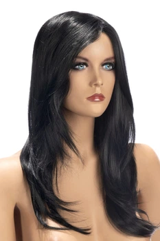 Парик эротический длинные брюнетка для ролевых игр World Wigs OLIVIA